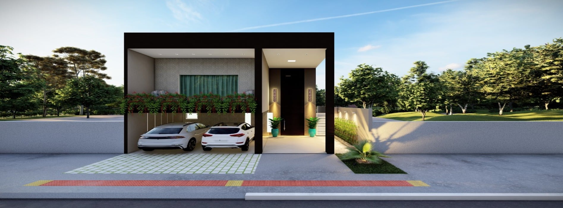 Criando Espaços Únicos - Fachada Casa